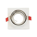 PREMIUM square tilting downlight for GU10 / MR16 3