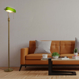 Lámpara de pie vintage "BANQUERO" - E27 (20)