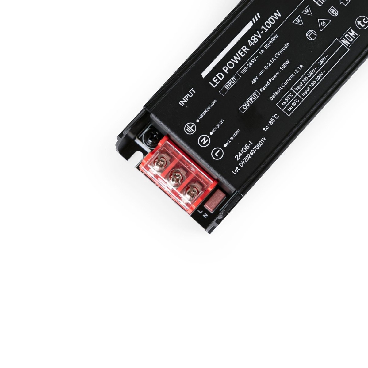 Fuente de alimentación 100W 48V - 2.1A - Alta eficiencia - IP20 - Barcelona Led-Material eléctrico