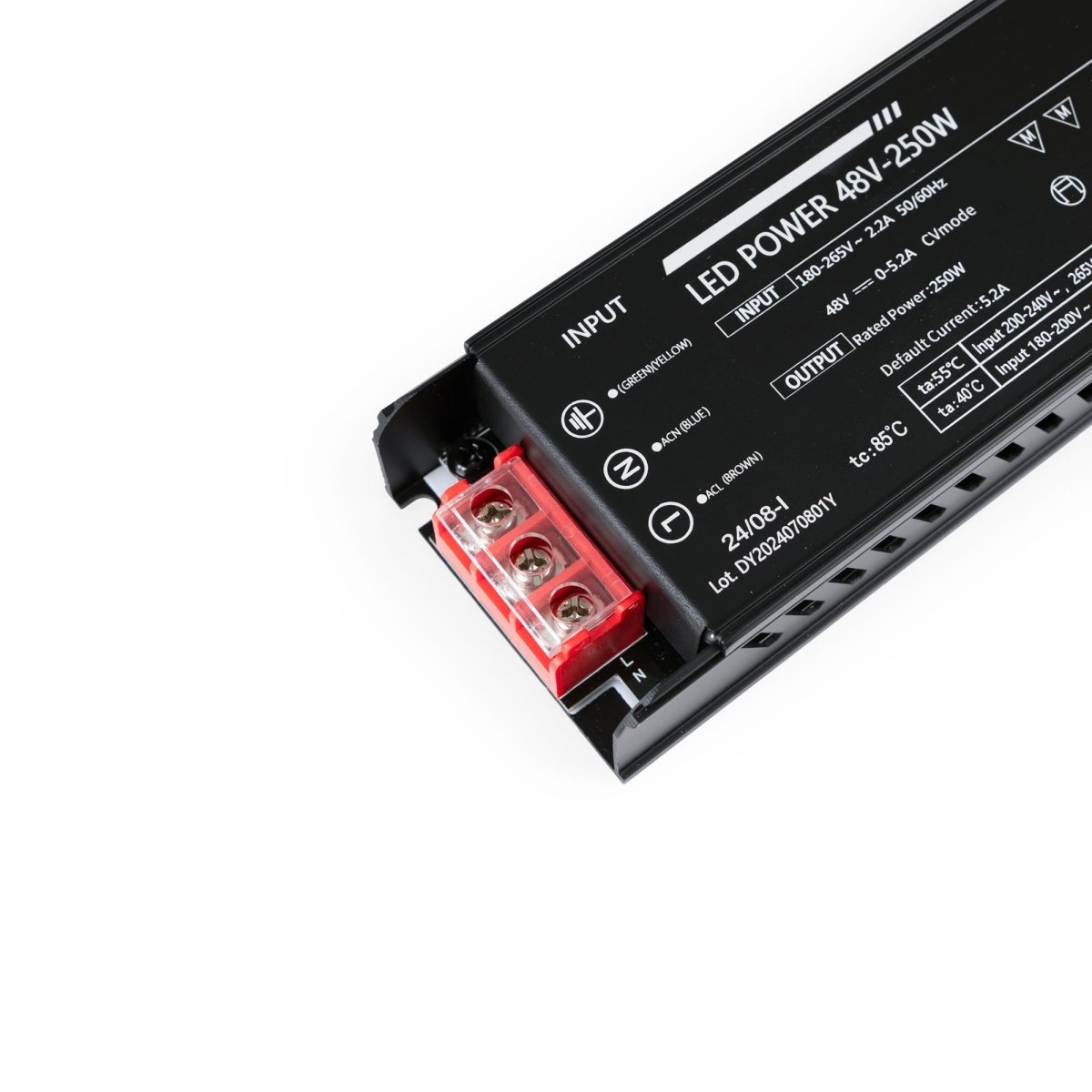 Fuente de alimentación 250W 48V - 5.2A - Alta eficiencia - IP20 - Barcelona Led-Material eléctrico