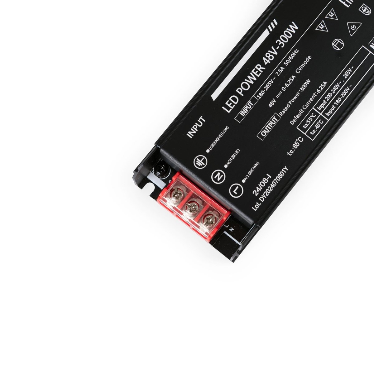 Fuente de alimentación 300W 48V - 6.25A - Alta eficiencia - IP20 - Barcelona Led-Material eléctrico