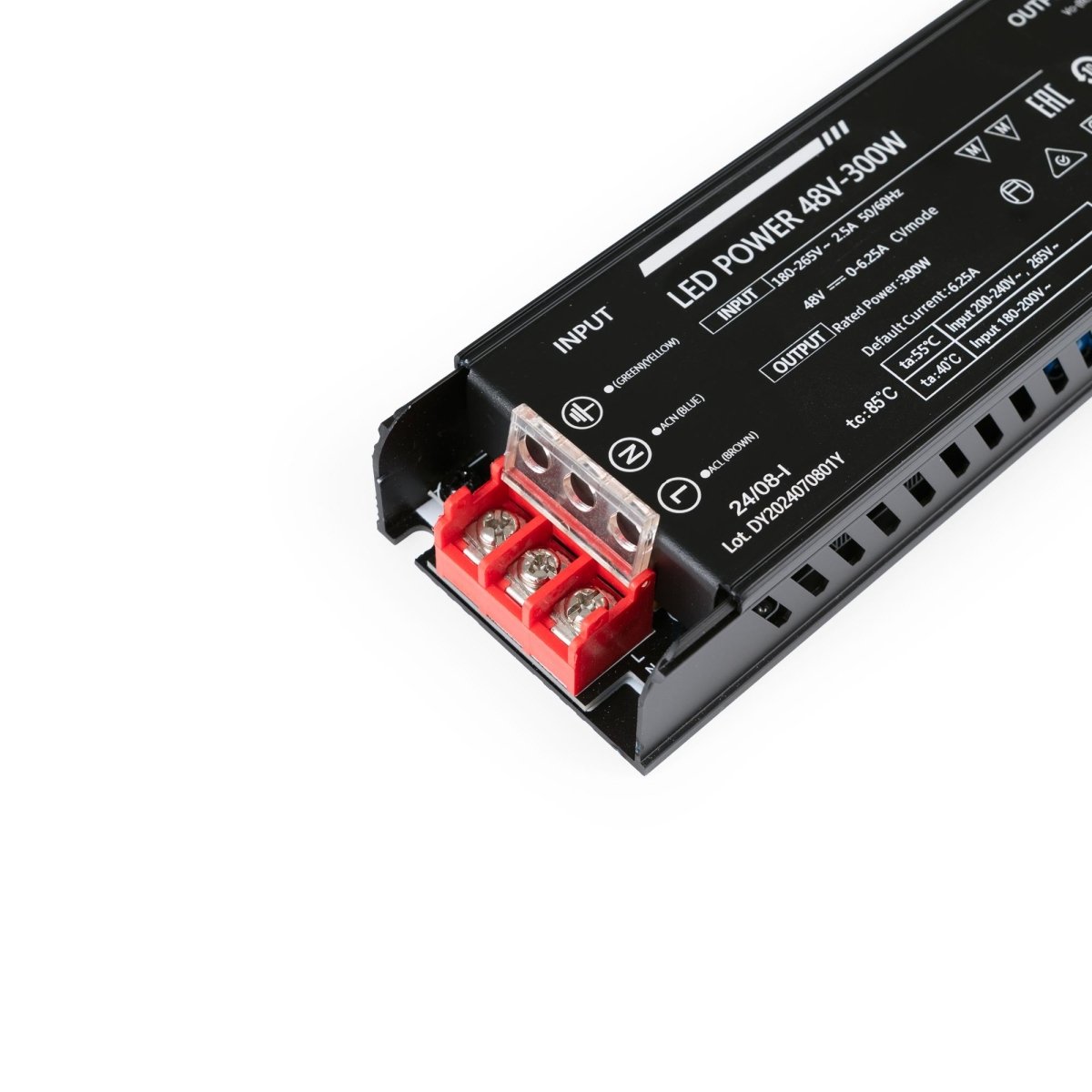 Fuente de alimentación 300W 48V - 6.25A - Alta eficiencia - IP20 - Barcelona Led-Material eléctrico