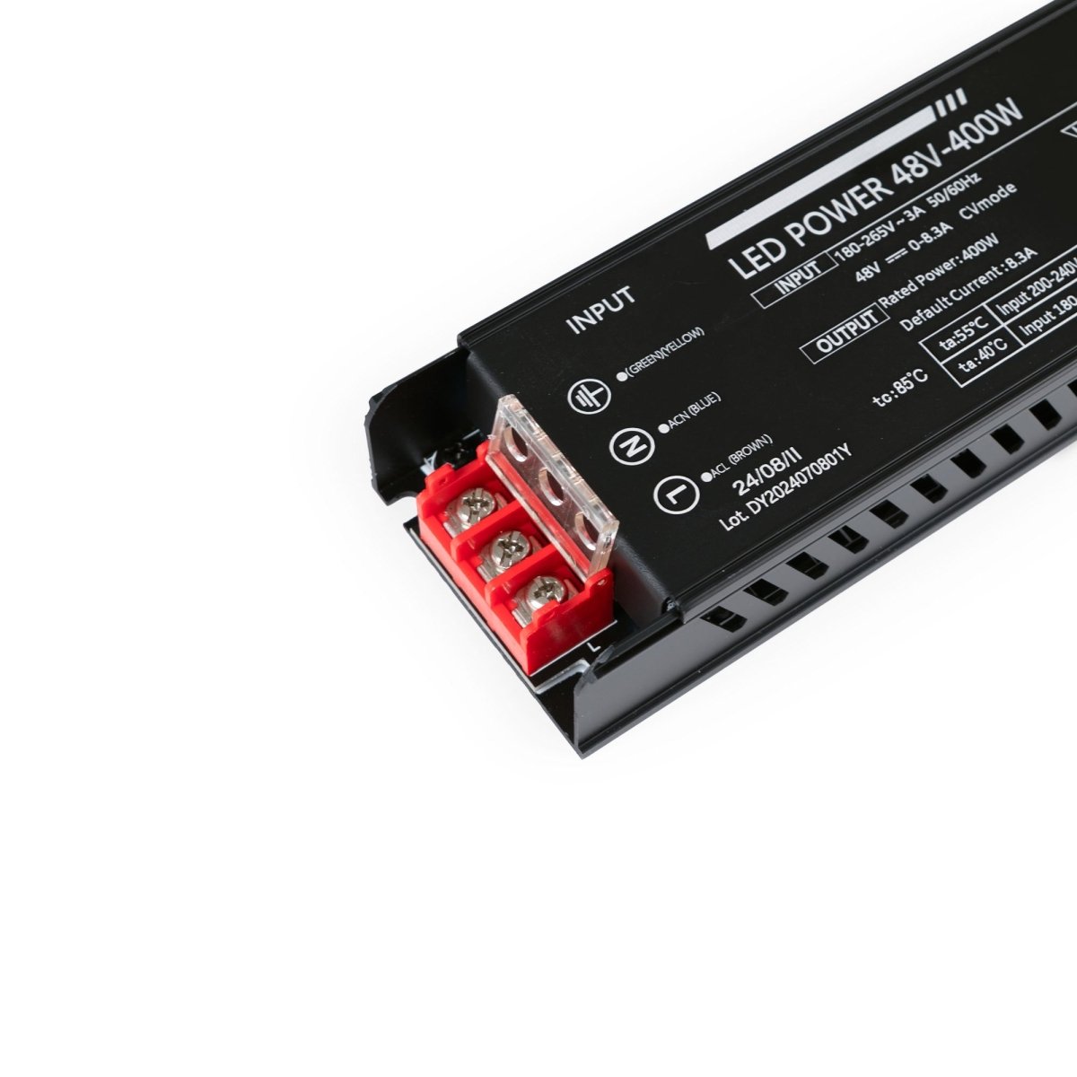 Fuente de alimentación 400W 48V - 8.3A - Alta eficiencia - IP20 - Barcelona Led-Material eléctrico
