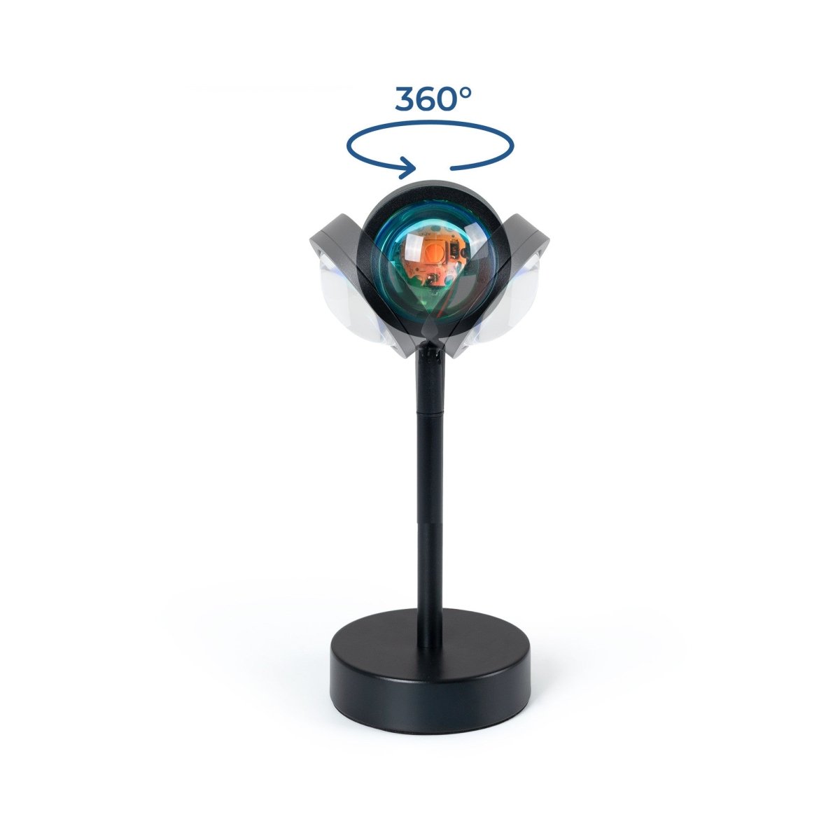 Lámpara de mesa "FLIC" 5W- Efecto atardecer - Sunset Lamp - Barcelona Led-Decoración