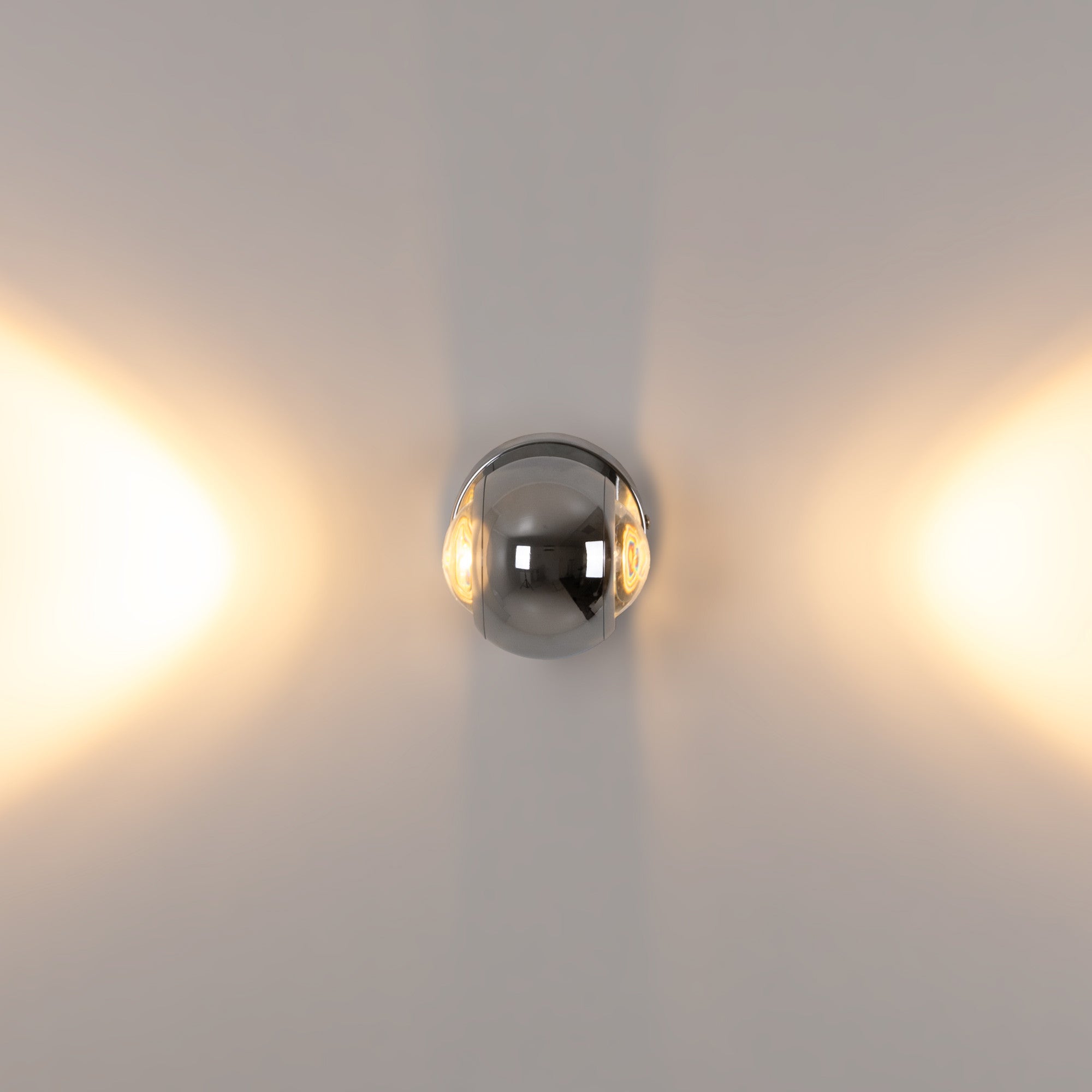 Aplique de pared LED con óptica "BOO" 9W - Cromo - Up & down - 2700K (7)