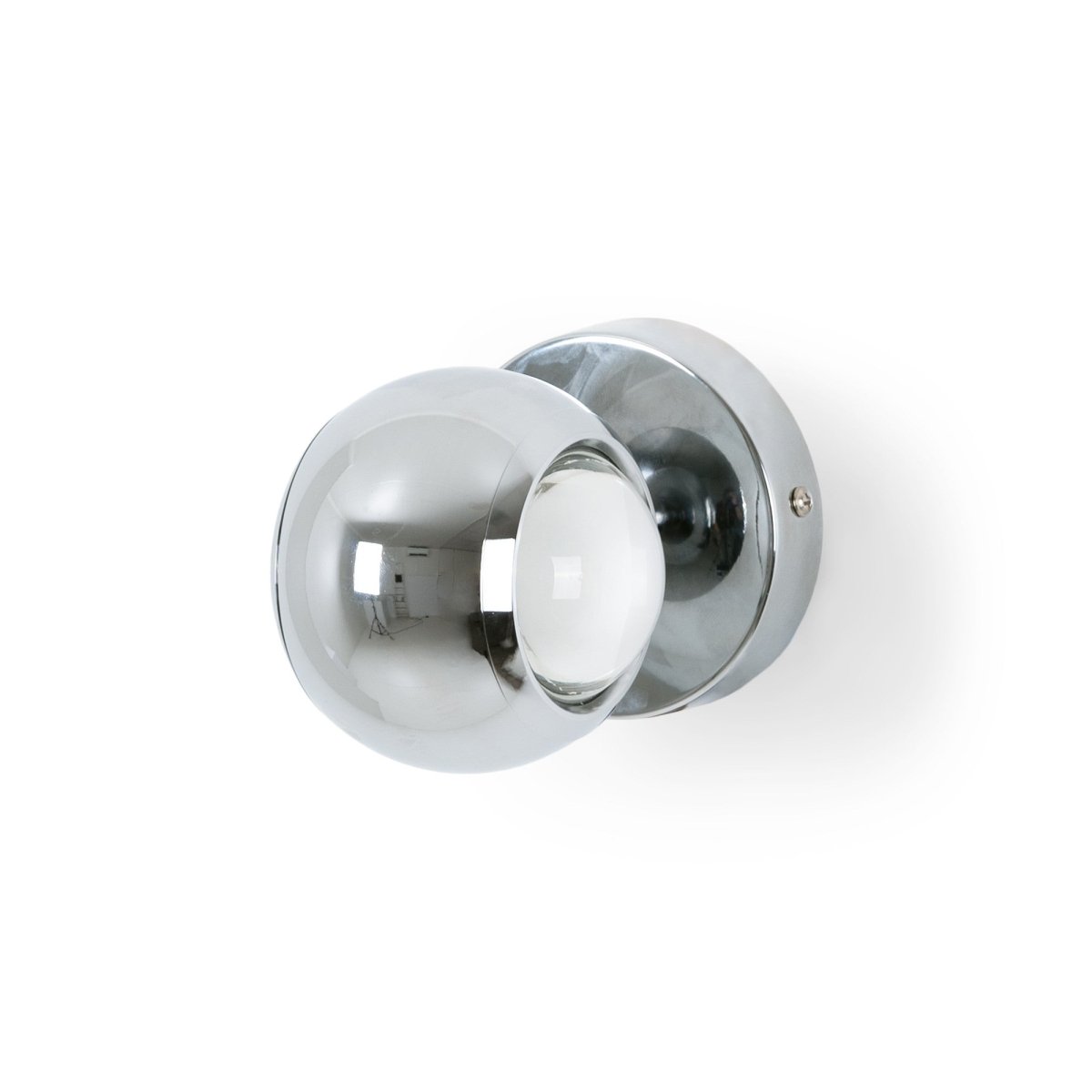 Aplique de pared LED con óptica "BOO" 9W - Cromo - Up & down - 2700K - Barcelona Led-Decoración