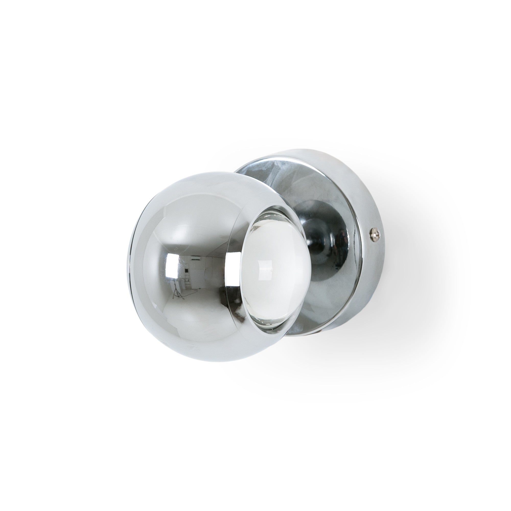 Aplique de pared LED con óptica "BOO" 9W - Cromo - Up & down - 2700K (8)