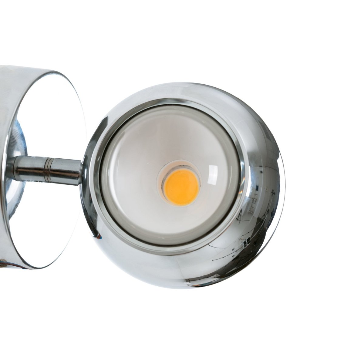 Aplique de pared LED con óptica "BOO" 9W - Cromo - Up & down - 2700K - Barcelona Led-Decoración