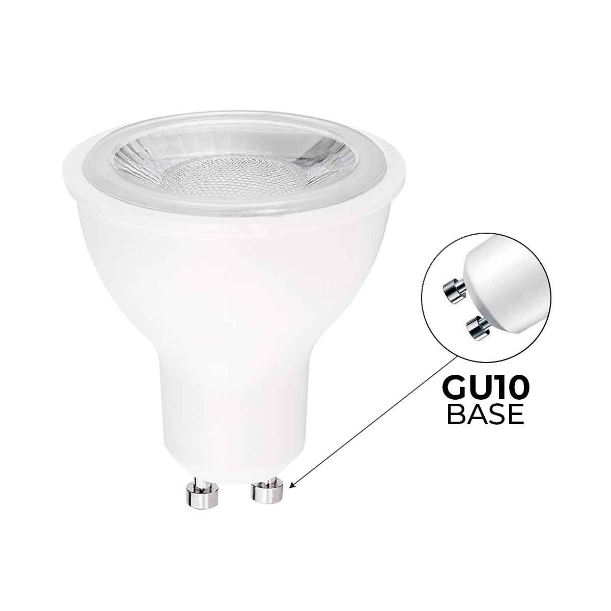 Bombilla LED GU10 - 7W - Regulable - Ø50mm - Óptica a 45º (3)