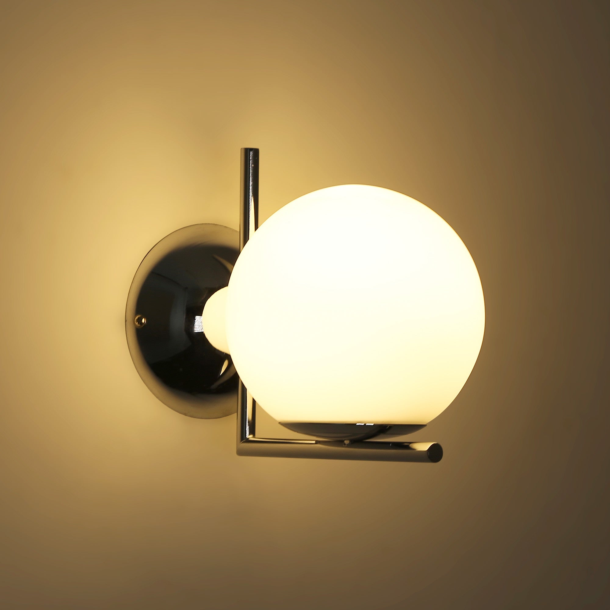 Aplique de pared bola cristal "ATOM" - E27 - Ø 15cm (3)