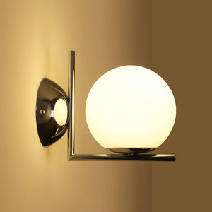 Aplique de pared bola cristal "ATOM" - E27 - Ø 15cm (7)