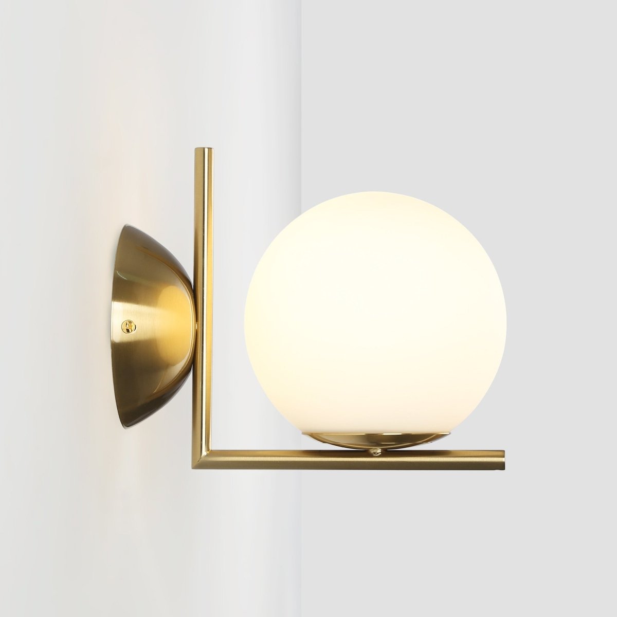 Aplique de pared bola cristal "ATOM" - E27 - Ø 15cm - Barcelona Led-Decoración