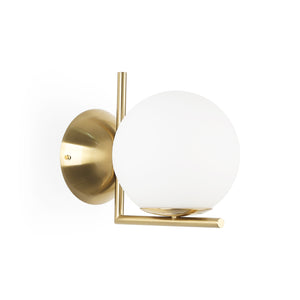 Aplique de pared bola cristal "ATOM" - E27 - Ø 15cm (20)