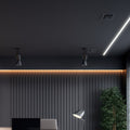 Surface-mounted LED strip profile for corners - With diffuser - Complete kit - 20x20mm - LED strip ≤10 mm - 1 meter 5