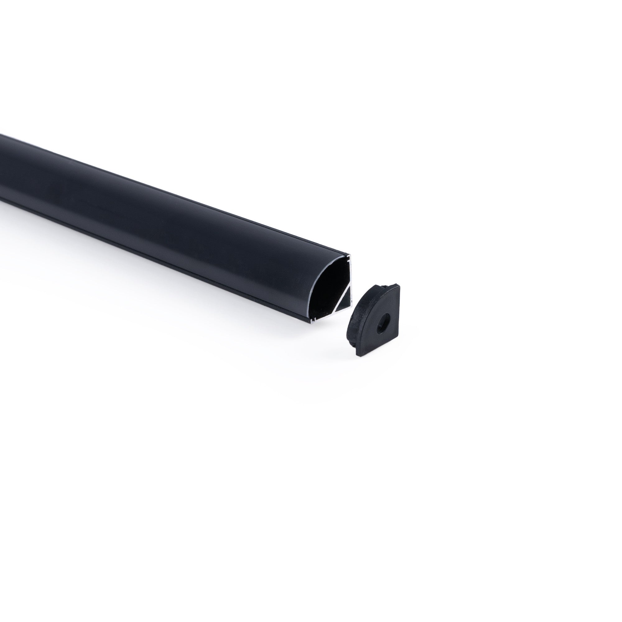 Perfil tira LED de superficie para esquinas - Con difusor - Kit completo - 15,8x15,8mm - Tira LED ≤10 mm - 1 metro (19)