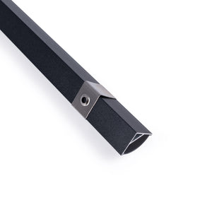 Perfil tira LED de superficie para esquinas - Con difusor - Kit completo - 15,8x15,8mm - Tira LED ≤10 mm - 1 metro (23)