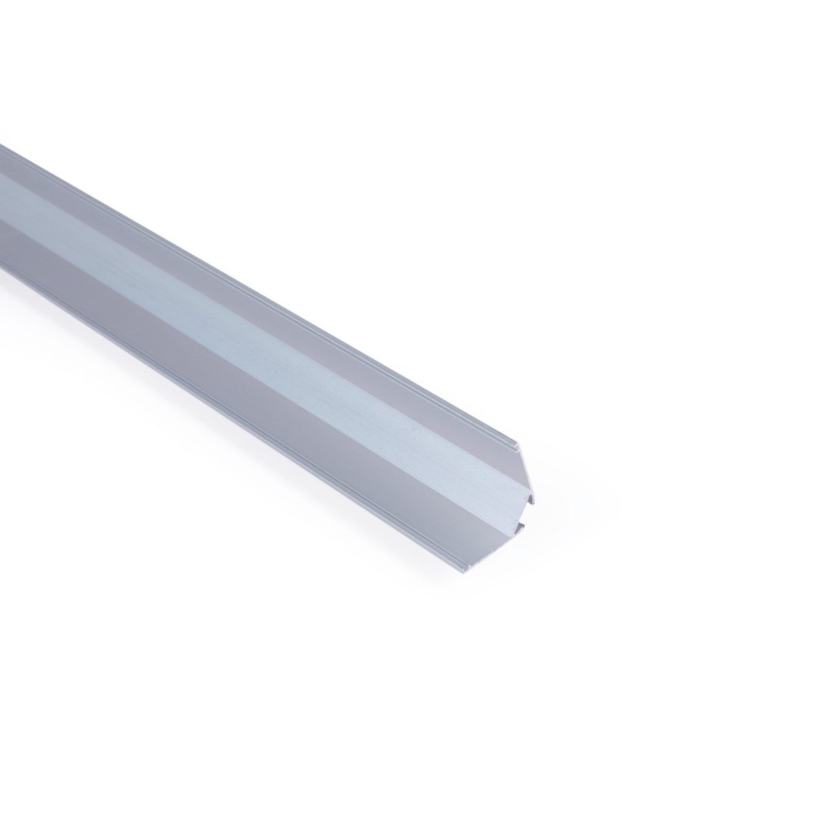 Perfil tira LED de superficie para esquinas - Con difusor - Kit completo - 20x20mm - Tira LED ≤10 mm - 1 metro - Barcelona Led-
