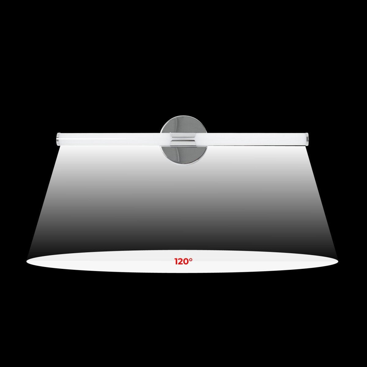 Aplique LED tubular para baño - 8W - 720lm - IP44 - 60cm - Barcelona Led-