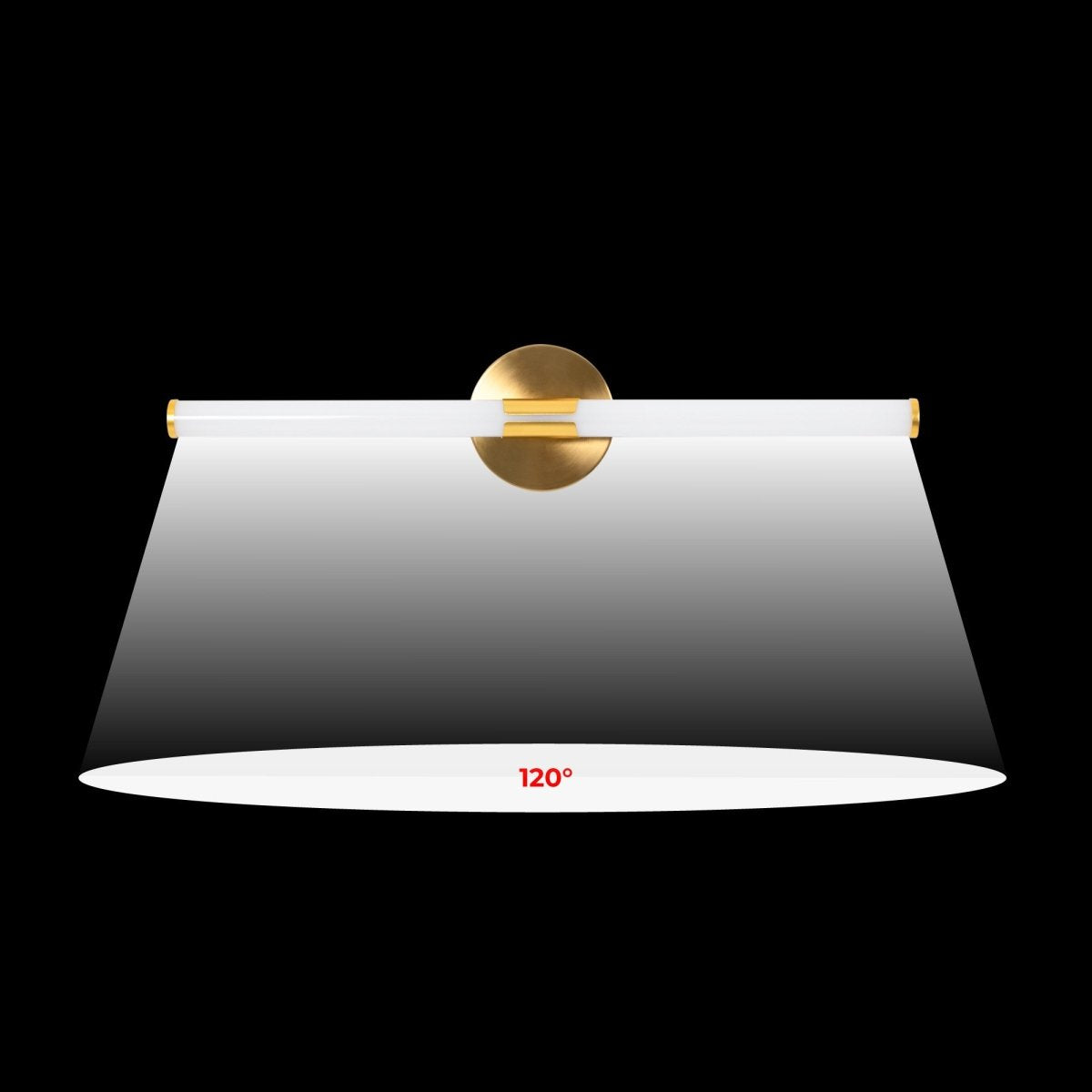 Aplique LED tubular para baño - 8W - 720lm - IP44 - 60cm - Barcelona Led-