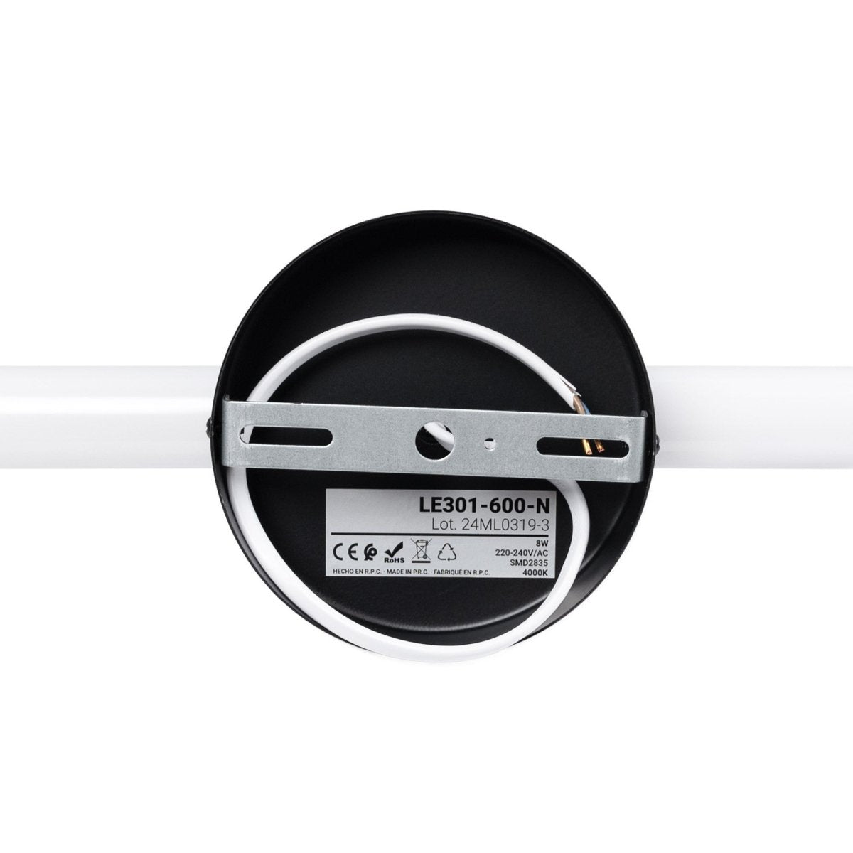 Aplique LED tubular para baño - 8W - 720lm - IP44 - 60cm - Barcelona Led-