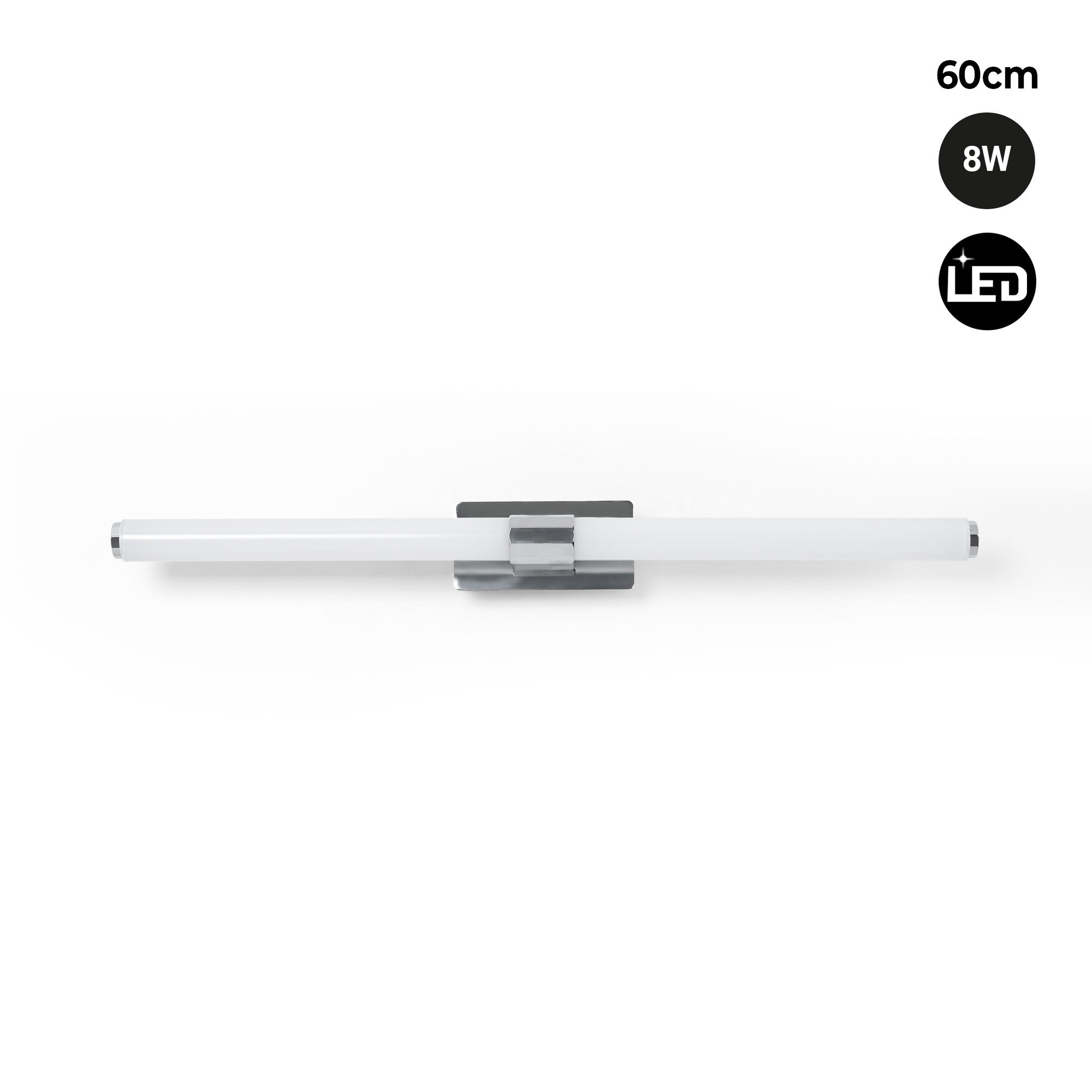 Aplique LED tubular para baño - 8W - IP44 - 60cm (27)