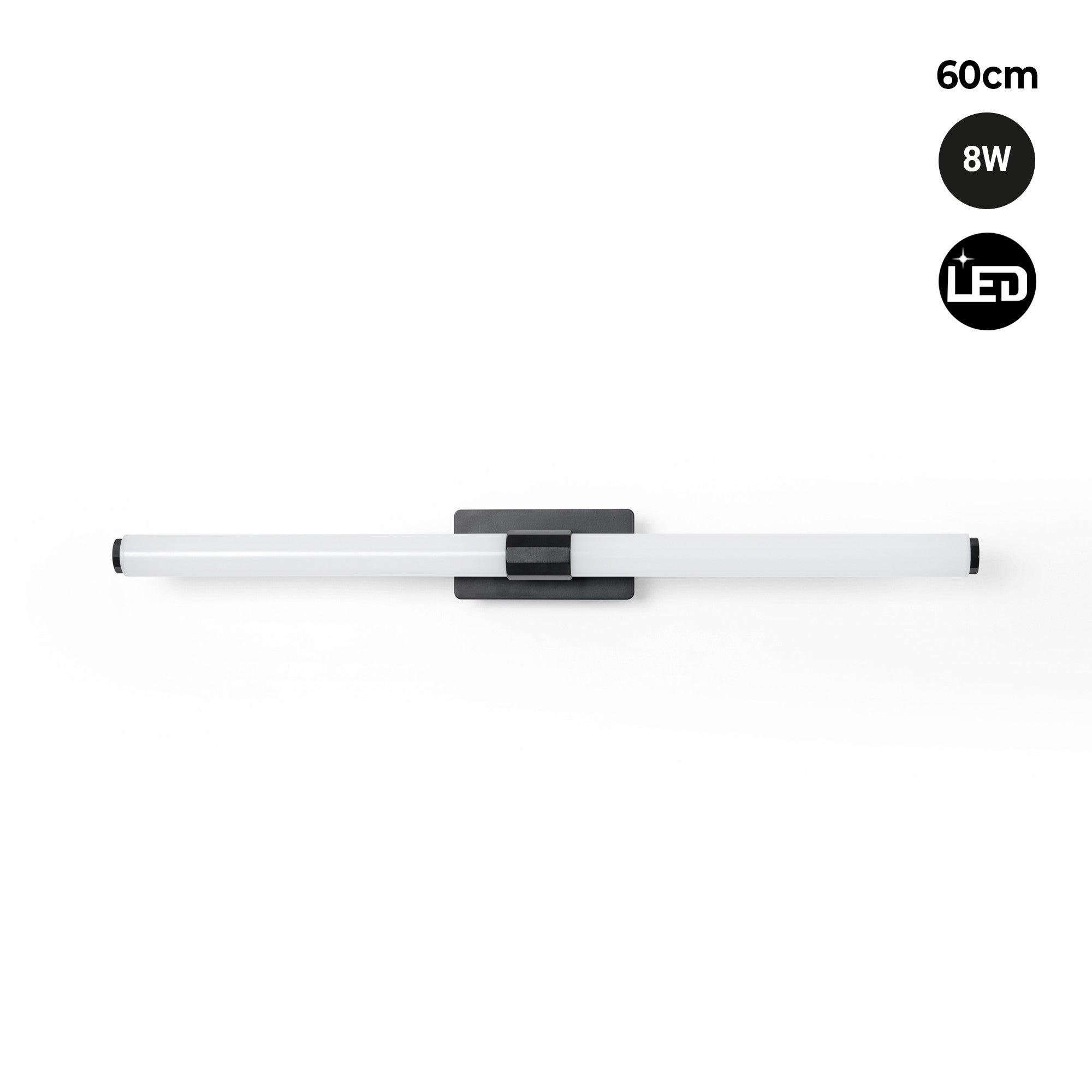 Aplique LED tubular para baño - 8W - IP44 - 60cm (33)