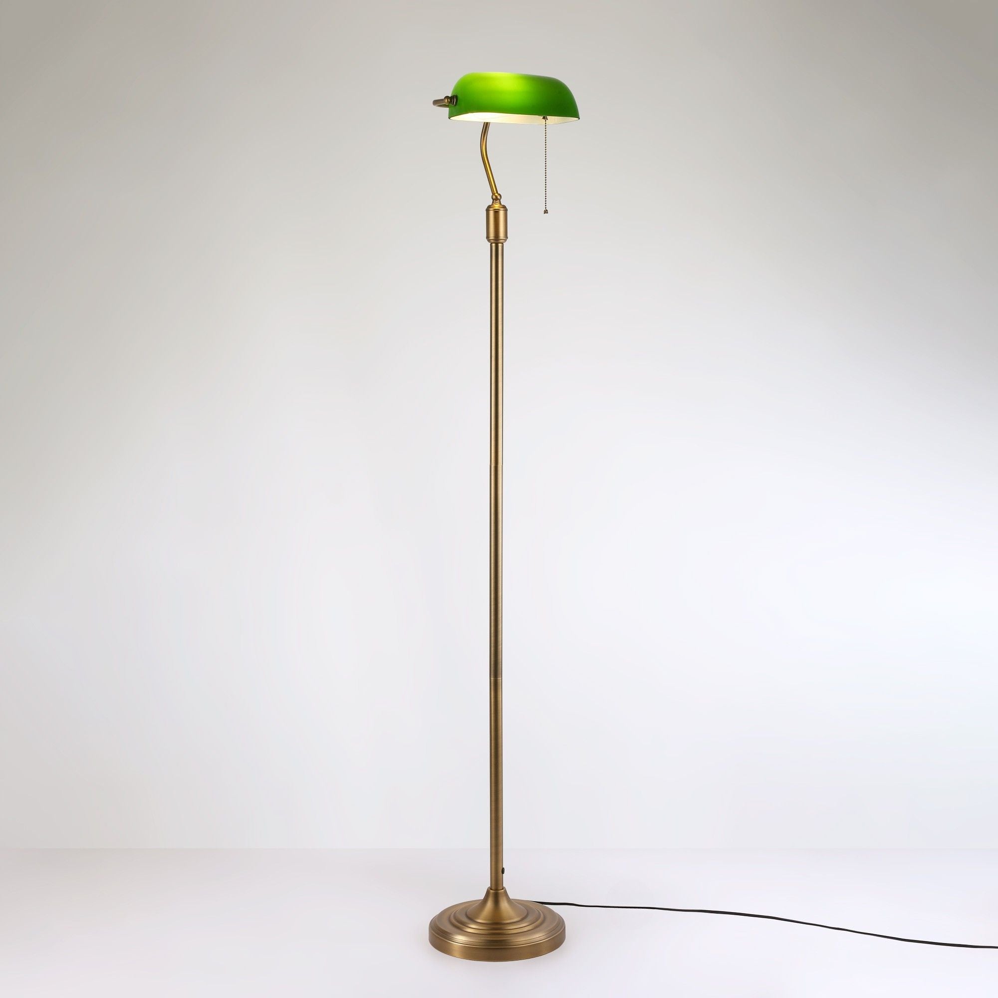 Lámpara de pie vintage "BANQUERO" - E27 (30)