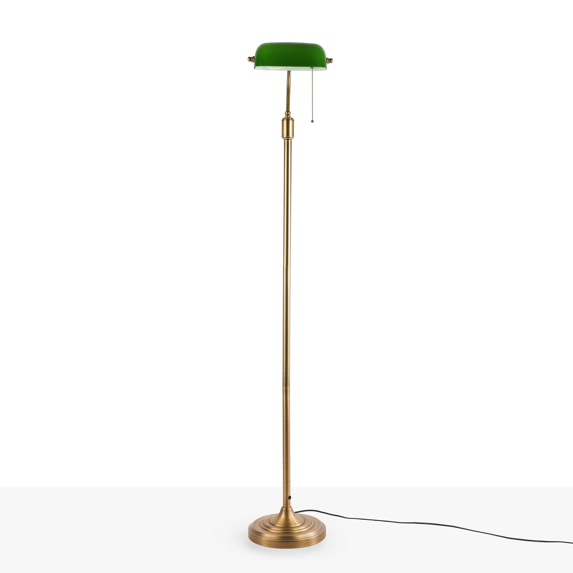 Lámpara de pie vintage "BANQUERO" - E27 (21)