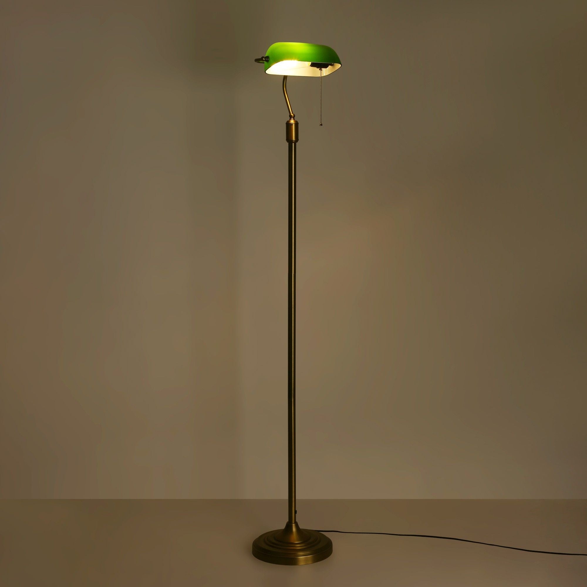 Lámpara de pie vintage "BANQUERO" - E27 (28)