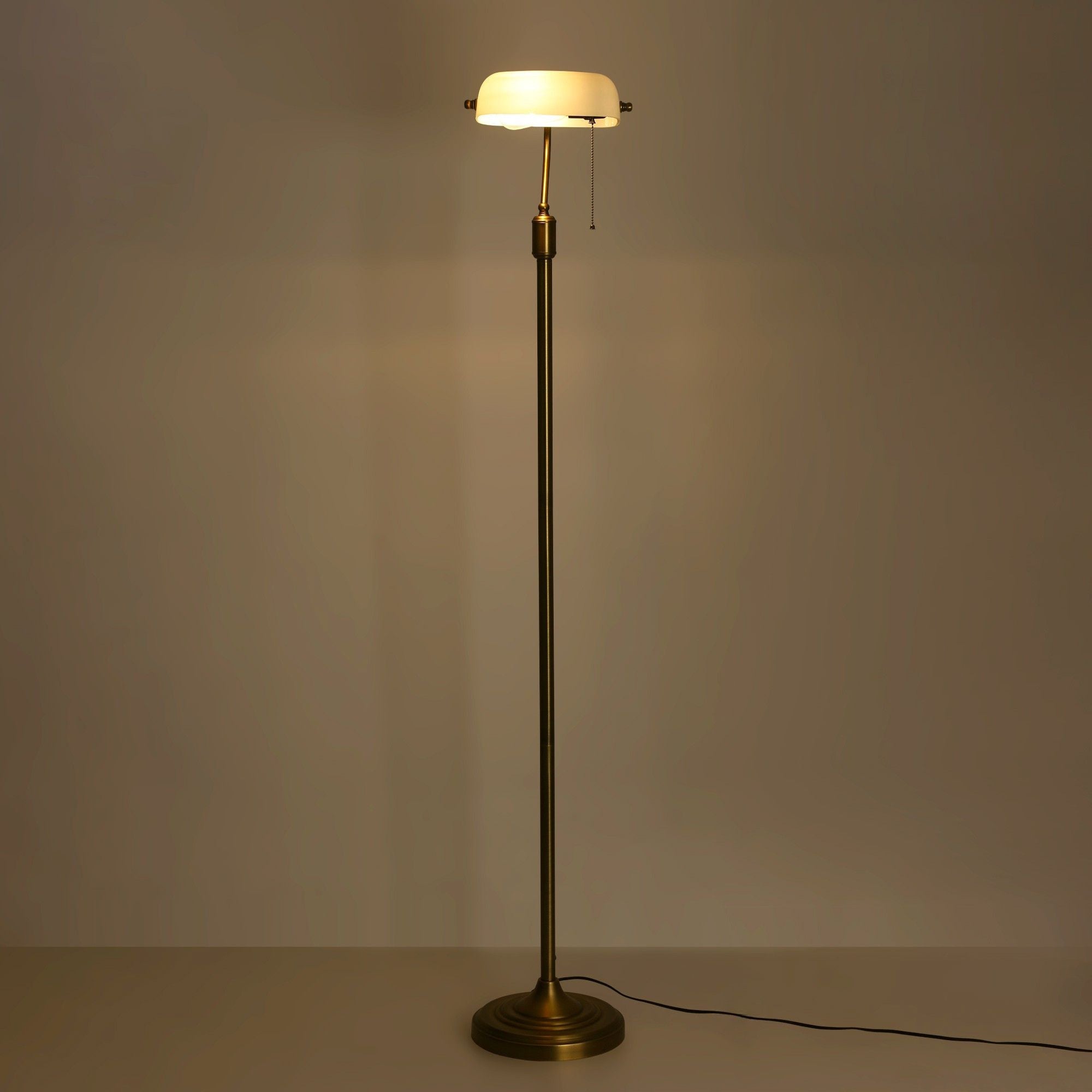 Lámpara de pie vintage "BANQUERO" - E27 (5)