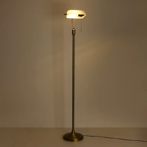 Lámpara de pie vintage "BANQUERO" - E27 (9)