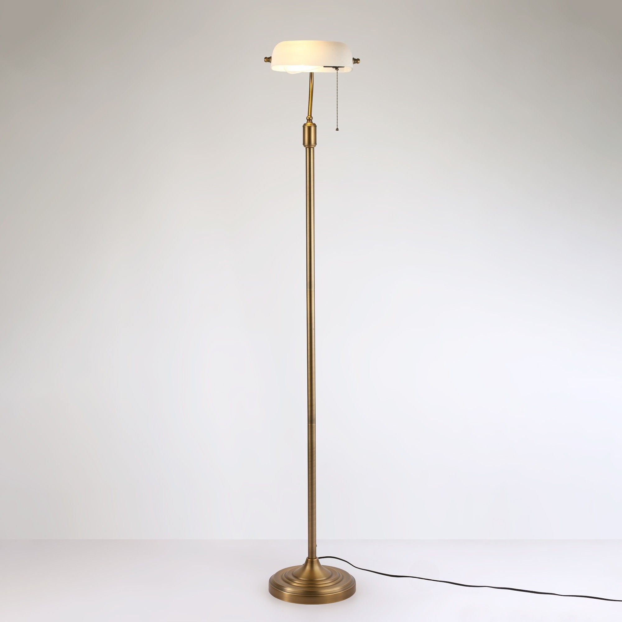 Lámpara de pie vintage "BANQUERO" - E27 (11)