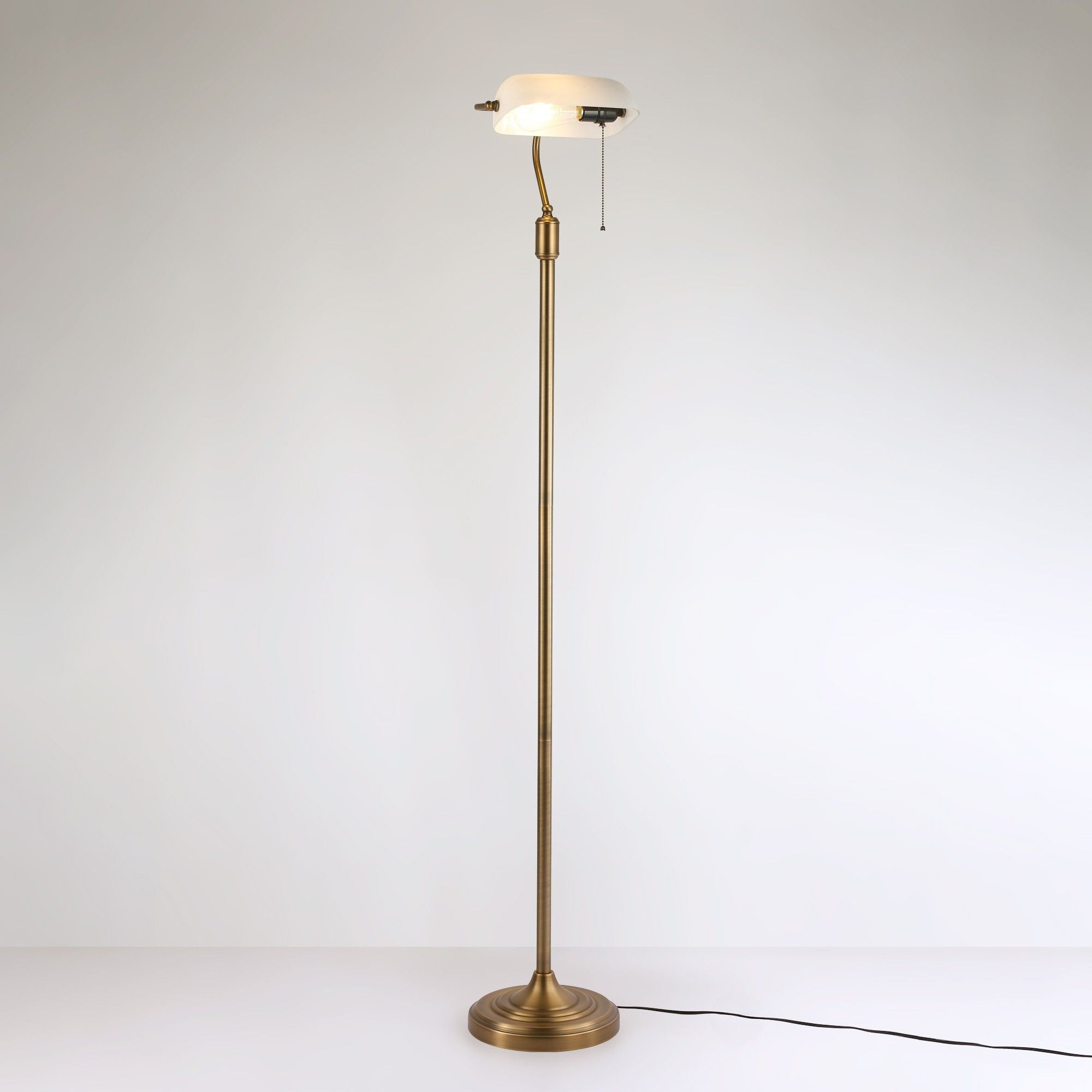 Lámpara de pie vintage "BANQUERO" - E27 (13)