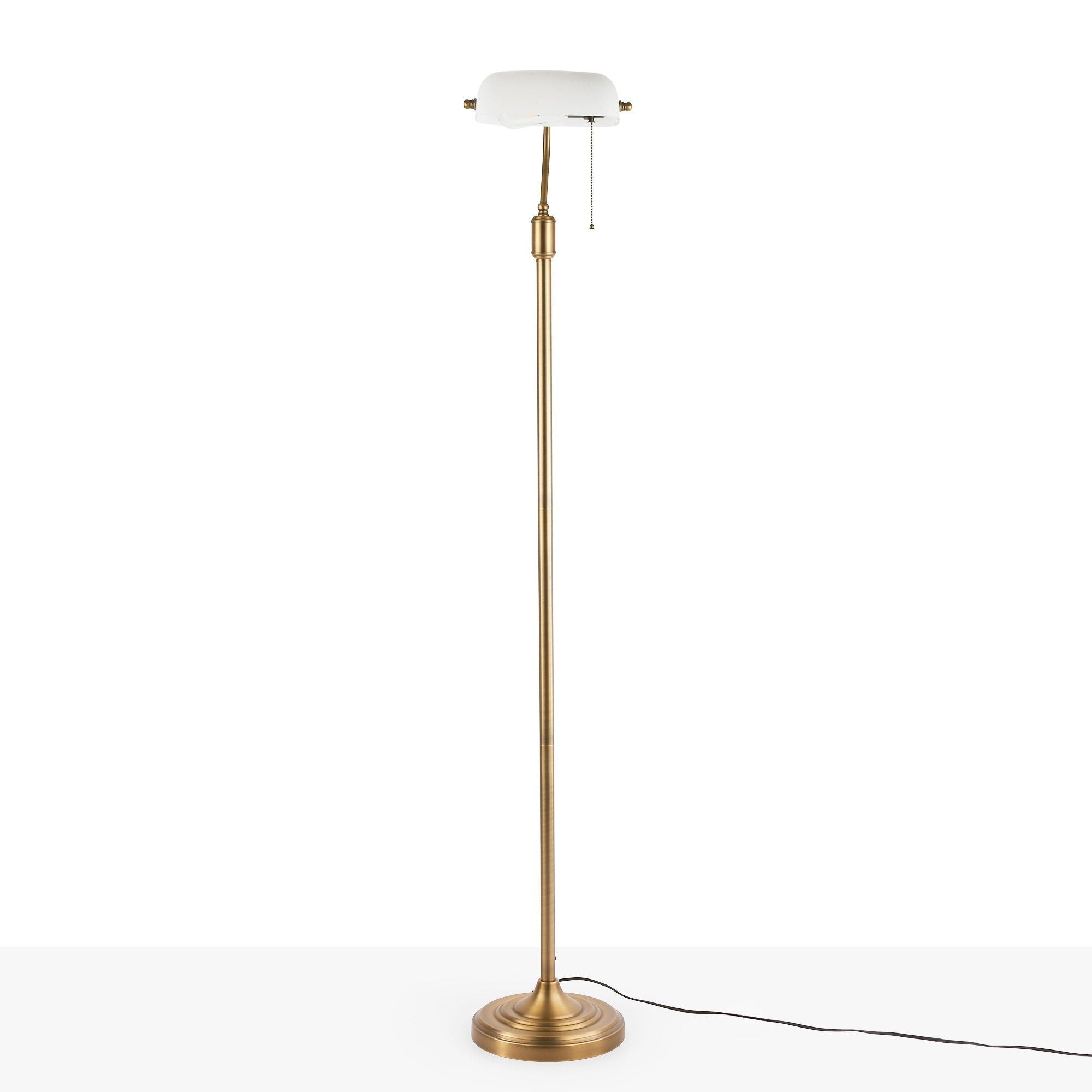 Lámpara de pie vintage "BANQUERO" - E27 (7)