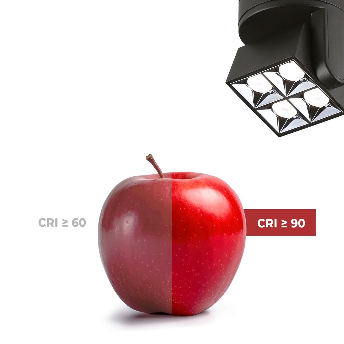 Aplique techo LED cuadrado orientable 8W - CCT - UGR18 - Chip OSRAM - Driver KGP - Barcelona Led-Decoración
