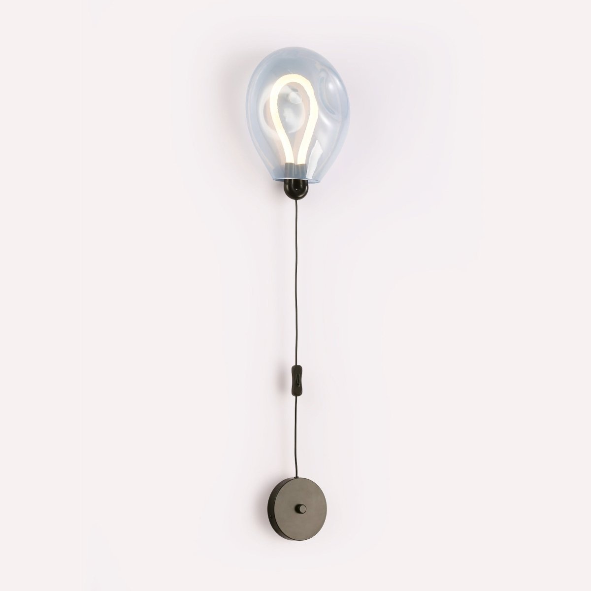Aplique de pared LED cristal "GLOBO" 8W - Colores - Barcelona Led-Decoración