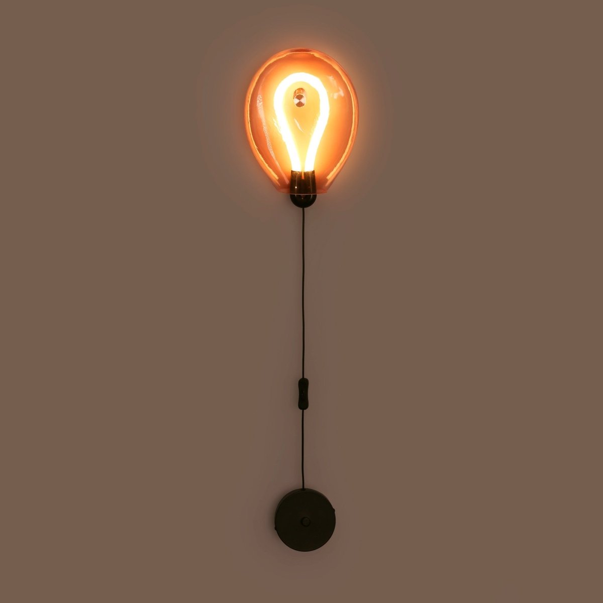 Aplique de pared LED cristal "GLOBO" 8W - Colores - Barcelona Led-Decoración