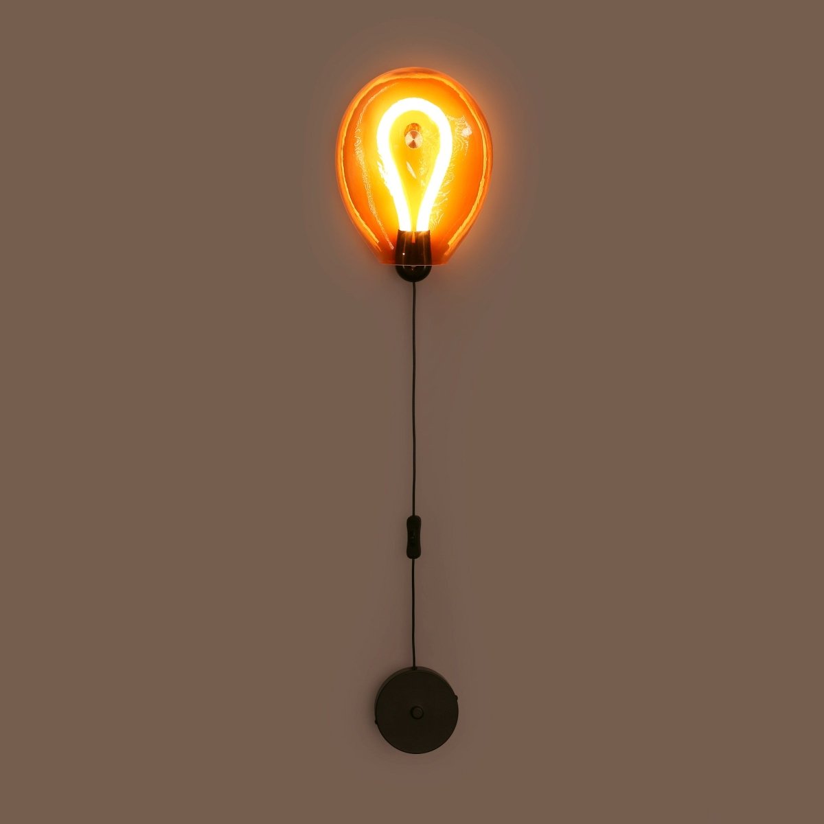 Aplique de pared LED cristal "GLOBO" 8W - Colores - Barcelona Led-Decoración