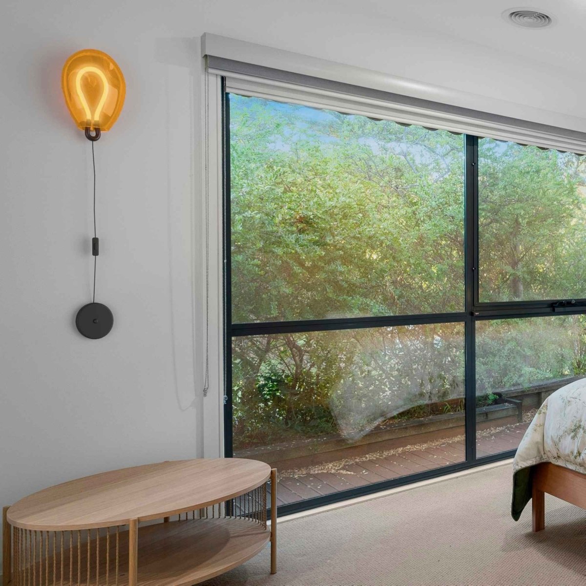 Aplique de pared LED cristal "GLOBO" 8W - Colores - Barcelona Led-Decoración