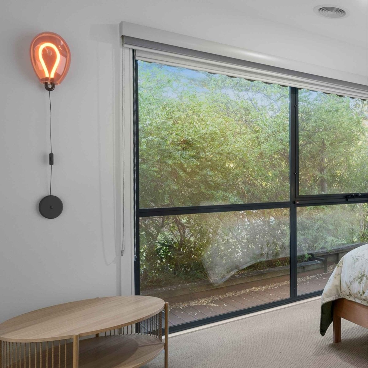 Aplique de pared LED cristal "GLOBO" 8W - Colores - Barcelona Led-Decoración