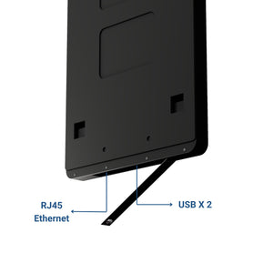 Display publicitario para pared Doble pantalla LCD Full HD de 18,5" + 10.1" Android (7)