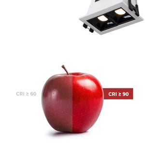 Foco lineal LED empotrable 4W - CCT - UGR18 - CRI90 - IP20 (10)