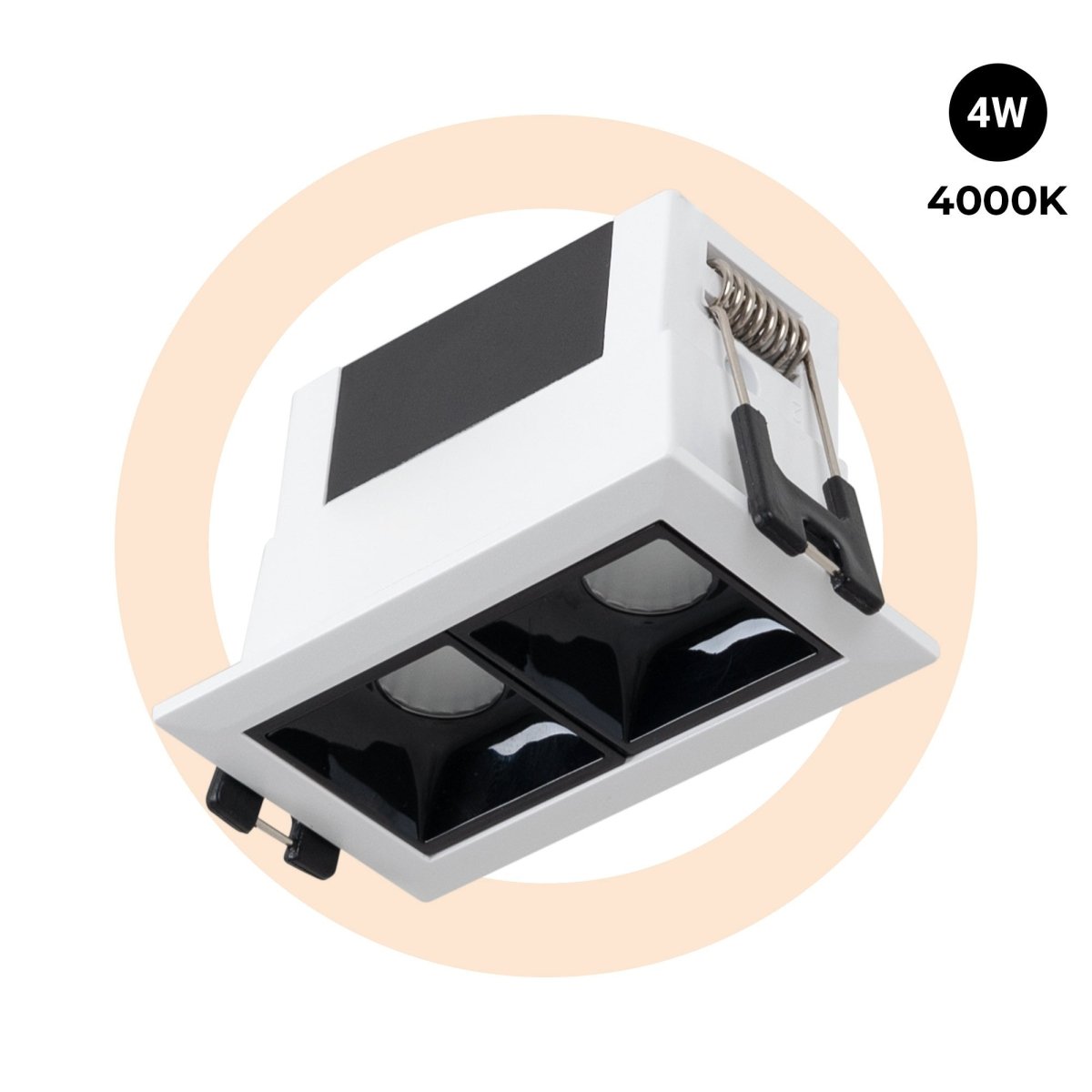Foco lineal LED empotrable 4W - UGR18 - CRI90 - Driver LIFUD - Barcelona Led-