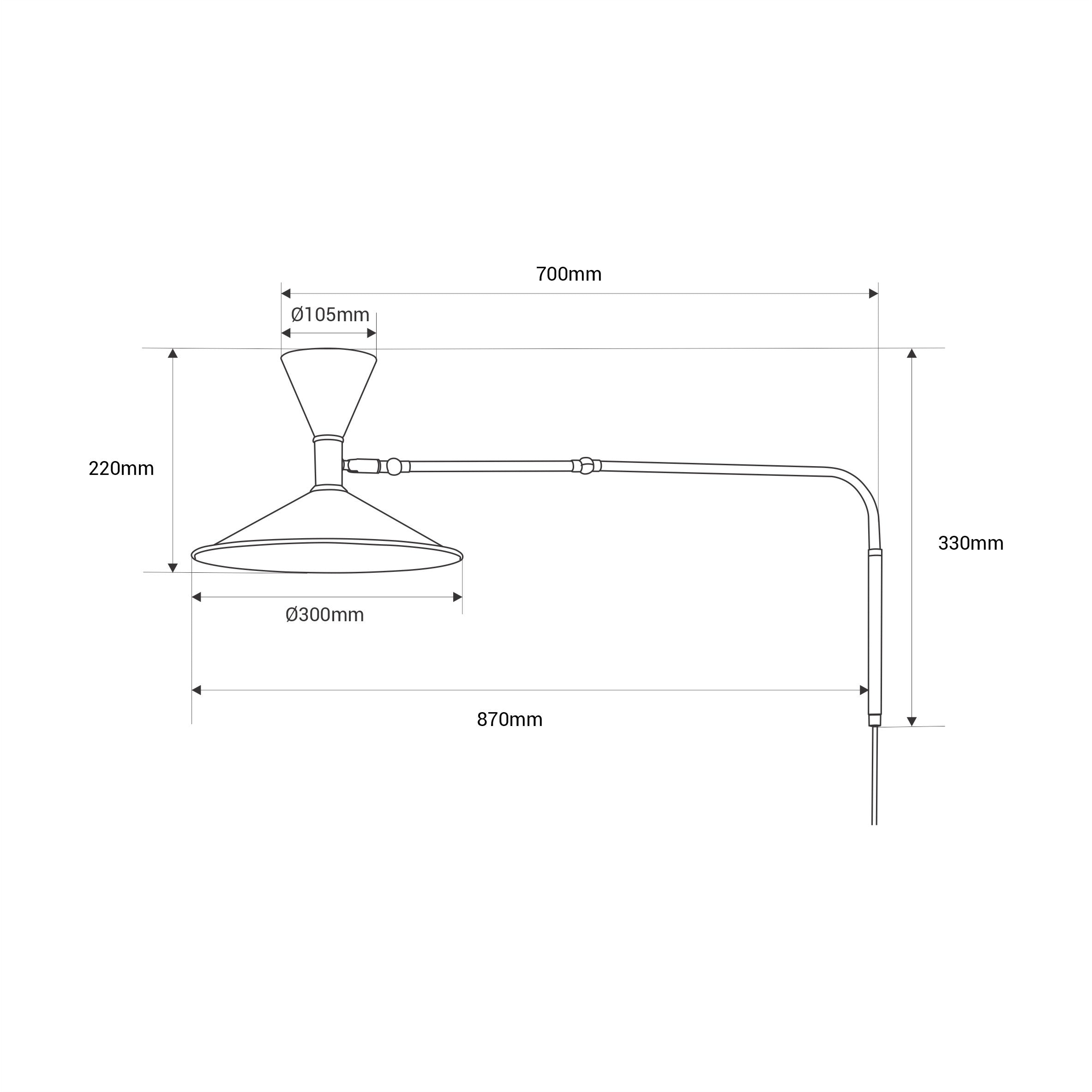 Lámpara de pared de diseño "NIM" - E14  + G9 (1)