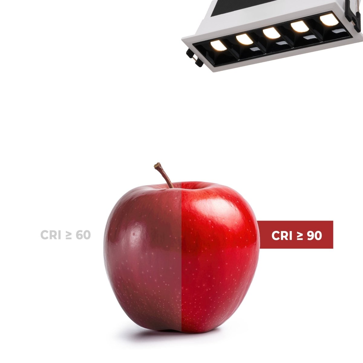 Foco lineal LED empotrable 7W - UGR18 - CRI90 - Driver LIFUD - Barcelona Led-