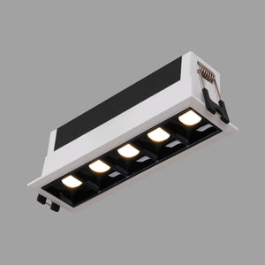 Foco lineal LED empotrable 7W - UGR18 - CRI90 - Driver LIFUD (10)