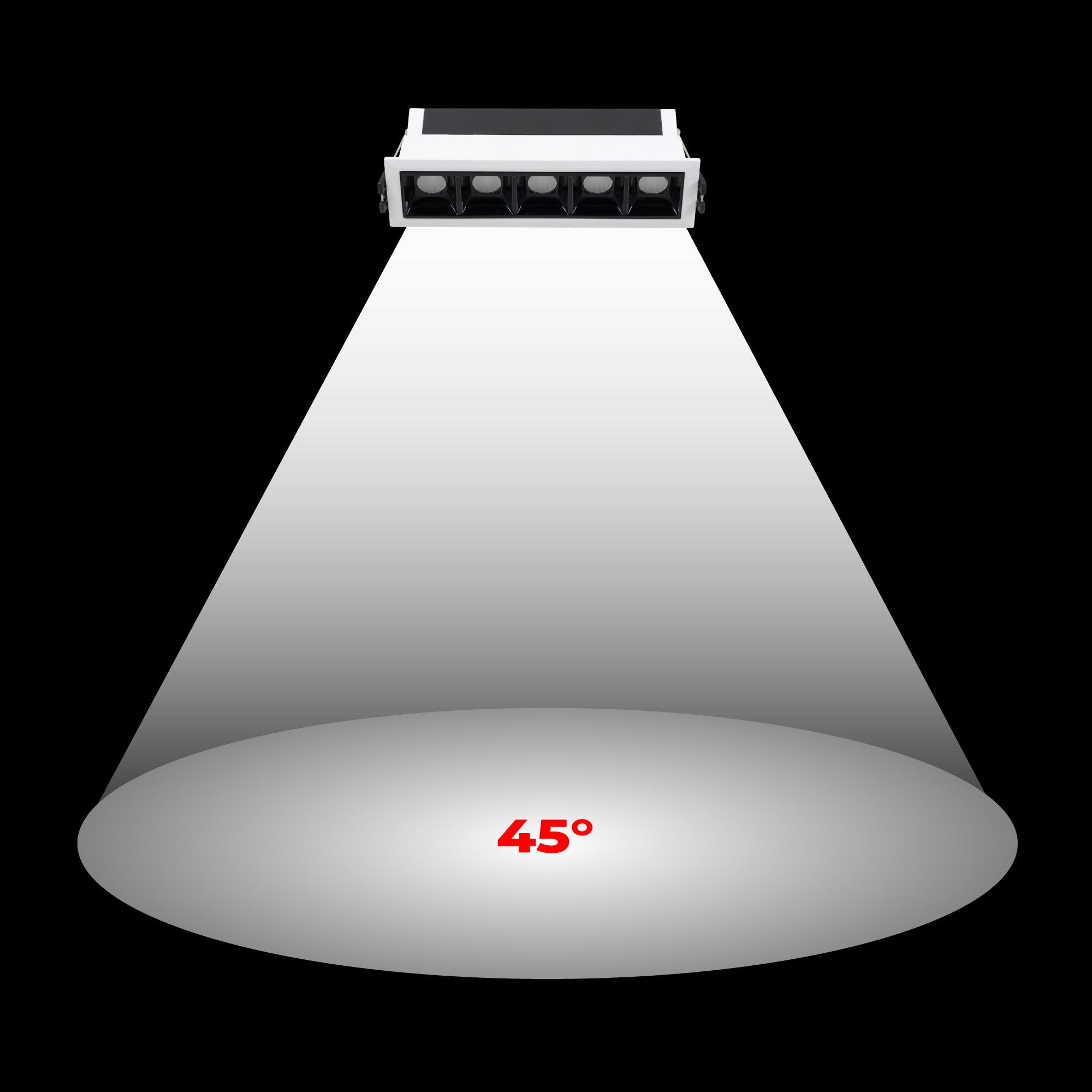 Foco lineal LED empotrable 7W - CCT - UGR18 - CRI90 - IP20 (8)