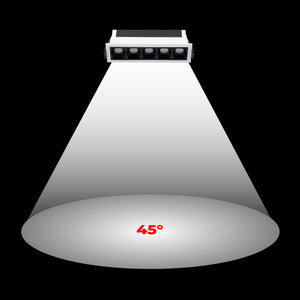 Foco lineal LED empotrable 7W - CCT - UGR18 - CRI90 - IP20 (8)
