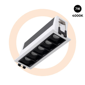 Foco lineal LED empotrable 7W - UGR18 - CRI90 - Driver LIFUD (20)