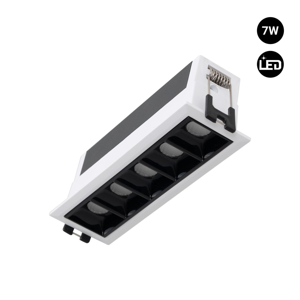 Foco lineal LED empotrable 7W - UGR18 - CRI90 - Driver LIFUD - Barcelona Led-